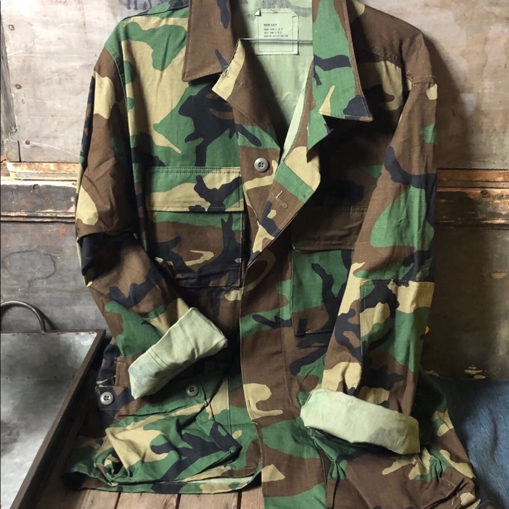 Custom 1990’s Military Back Patch Jacket - Picture 5 of 7